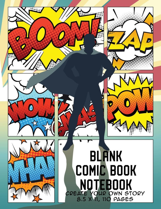 Kniha Blank Comic Book Notebook 