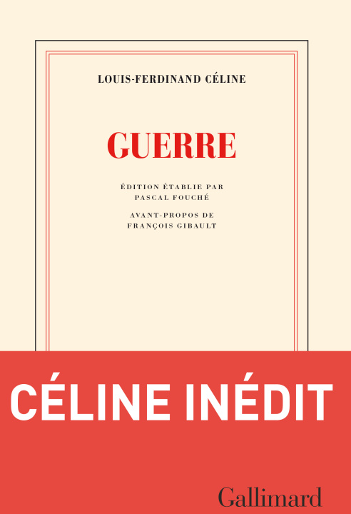 Kniha Guerre Céline