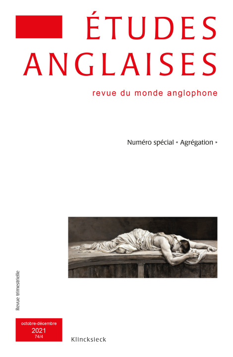 Knjiga Études anglaises - N°4/2021 