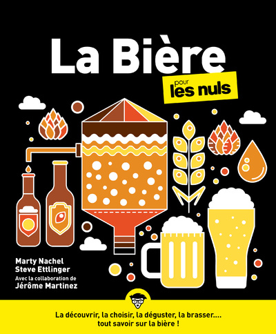 Book La Bière pour les Nuls, grand format Marty Nachel