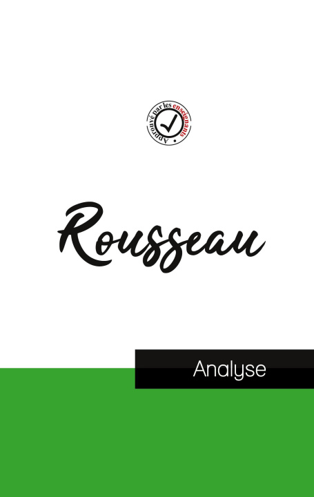 Knjiga Jean-Jacques Rousseau (etude et analyse complete de sa pensee) Rousseau jean j