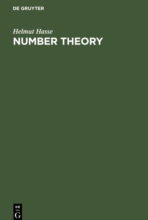 Książka Number Theory Helmut Hasse