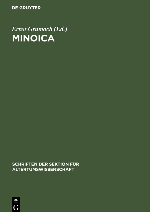 Книга Minoica No Contributor