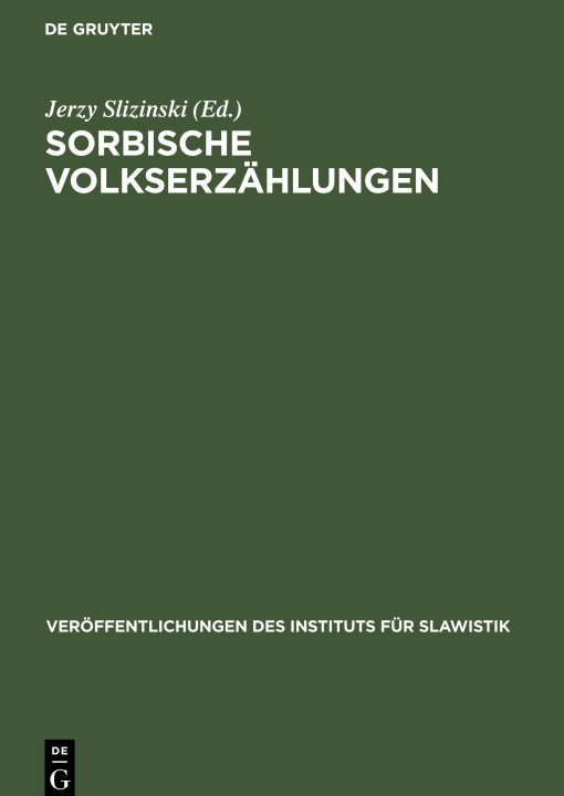 Knjiga Sorbische Volkserzahlungen No Contributor