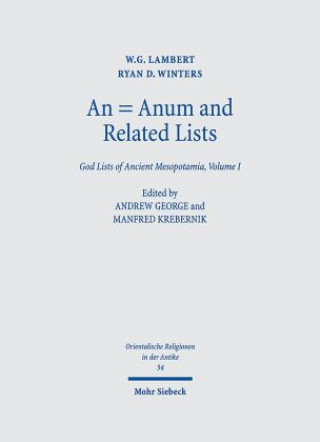 Kniha An = Anum and Related Lists W.G. Lambert