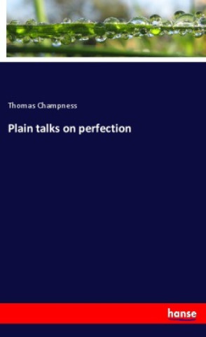 Kniha Plain talks on perfection Thomas Champness