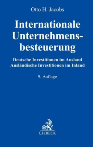 Kniha Internationale Unternehmensbesteuerung Dieter Endres