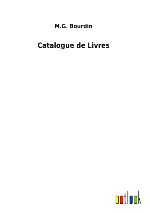 Carte CATALOGUE DE LIVRES 