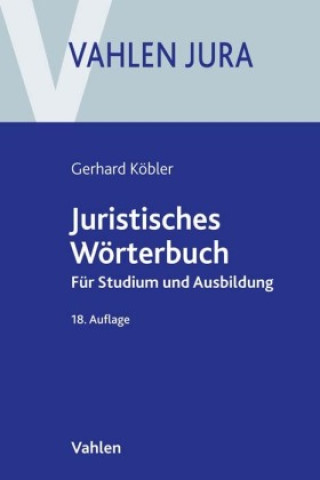 Kniha Juristisches Wörterbuch 