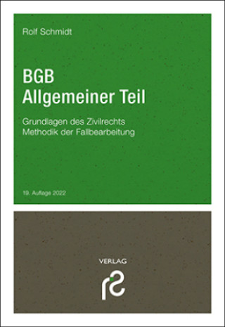 Kniha BGB Allgemeiner Teil Rolf Schmidt