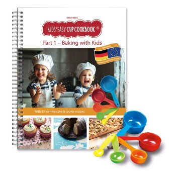 Kniha Kids Easy Cup Cookbook: Baking with Kids (Part 1), Baking box set incl. 5 colorful measuring cups, m. 1 Buch, m. 5 Beilage Birgit Wenz