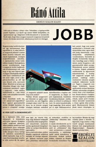 Knjiga Jobb Bánó Attila