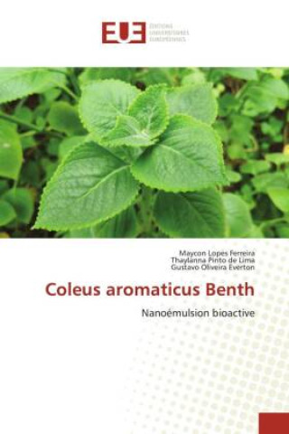 Knjiga Coleus aromaticus Benth Thaylanna Pinto de Lima