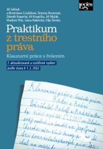 Kniha Praktikum z trestního práva Jiří Jelínek