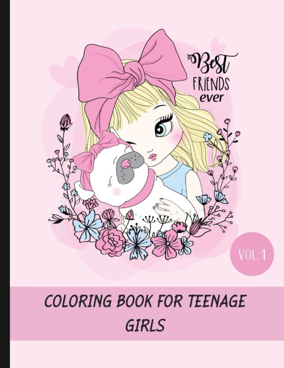 Könyv Coloring book for teenage girls 