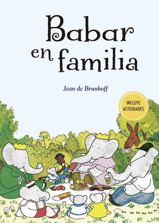 Kniha Babar en familia JEAN DE BRUNHOFF