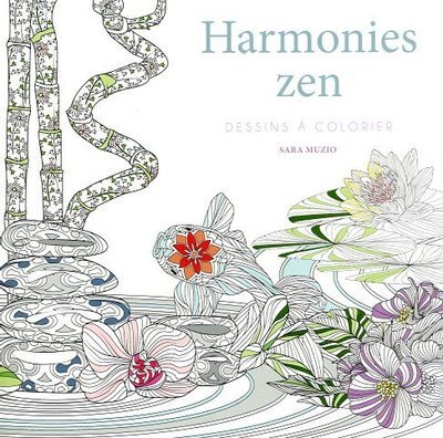 Carte Harmonies zen - Dessins à colorier Sara Muzio