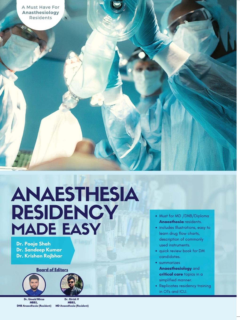 Knjiga Anaesthesia Residency Made Easy Sandeep Kumar