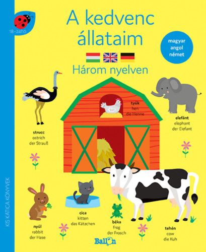 Buch A kedvenc állataim - Három nyelven 