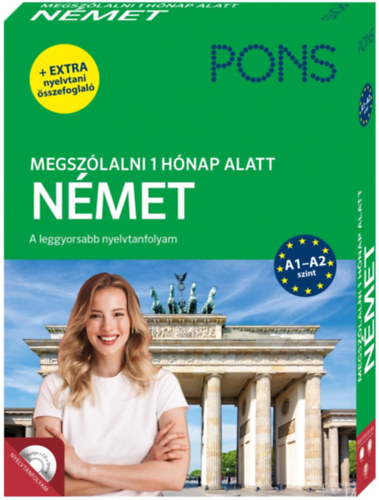 Knjiga PONS Megszólalni 1 hónap alatt - Német (CD és ONLINE hanganyag) 