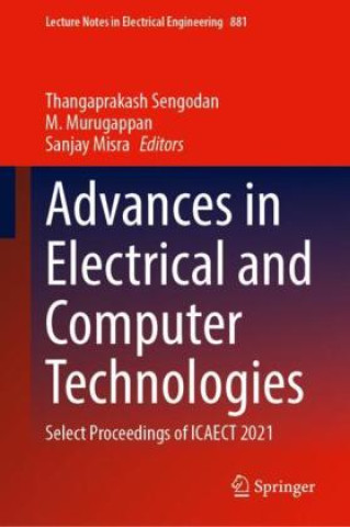Könyv Advances in Electrical and Computer Technologies Thangaprakash Sengodan
