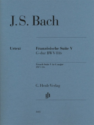 Buch Bach, Johann Sebastian - Französische Suite V G-dur BWV 816 Ullrich Scheideler