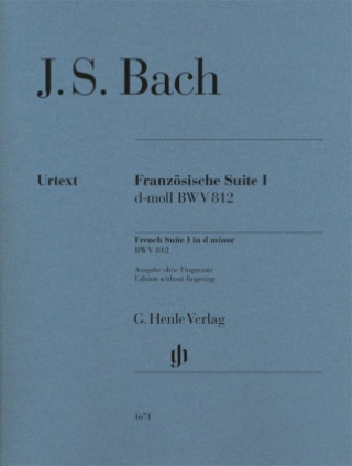 Könyv Bach, Johann Sebastian - Französische Suite I d-moll BWV 812 Ullrich Scheideler