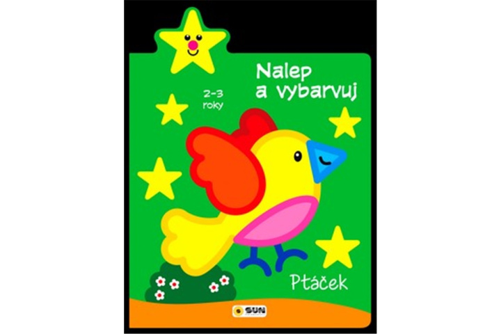 Knjiga Nalep a vybarvuj Ptáček 