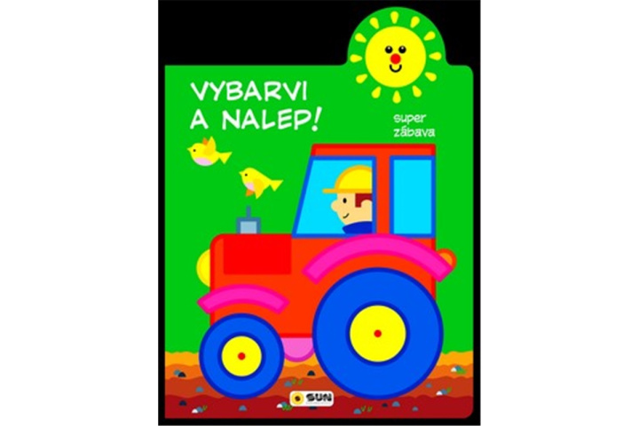 Könyv Vybarvi a nalep! Traktor 