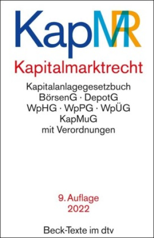 Kniha Kapitalmarktrecht 