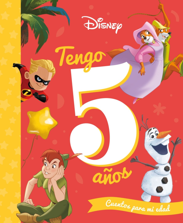 Carte Tengo 5 años DISNEY