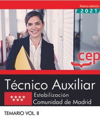Книга Técnico Auxiliar. Estabilización. Comunidad de Madrid. Temario Vol. II 