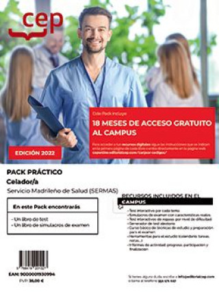 Knjiga PACK PRÁCTICO. CELADOR. SERVICIO MADRILEÑO DE SALUD (SERMAS) VV AA