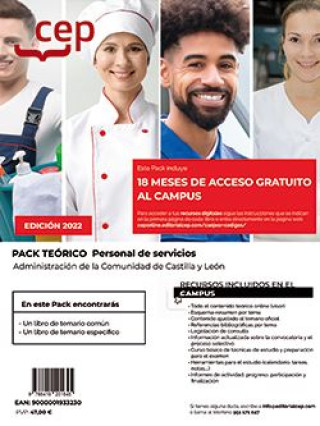 Knjiga PACK TEORICO PERSONAL DE SERVICIOS ADMINISTRACION C. LEON SIMULACROS CEP