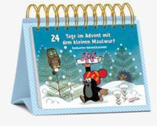 Kalendář/Diář Postkarten-Adventskalender "24 Tage im Advent mit dem kleinen Maulwurf" Korsch Verlag