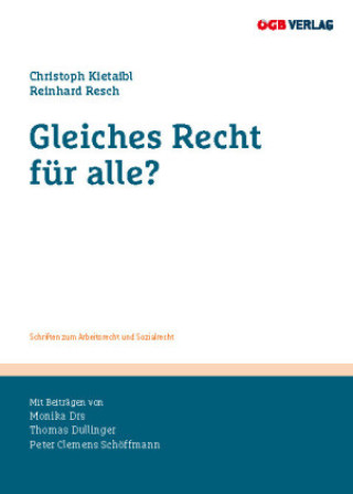 Kniha Gleiches Recht für alle? Peter Schöffmann