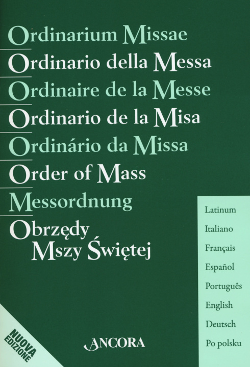 Książka Ordinario della Messa 