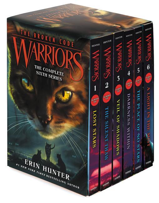 Book Warriors: The Broken Code 6-Book Box Set Erin Hunter