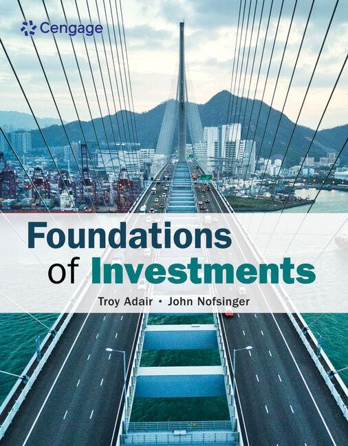 Kniha Foundations of Investments 