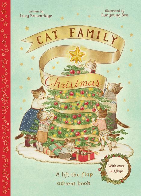 Book Cat Family Christmas: A Lift-The-Flap Advent Book - With Over 140 Flaps Eunyoung Seo