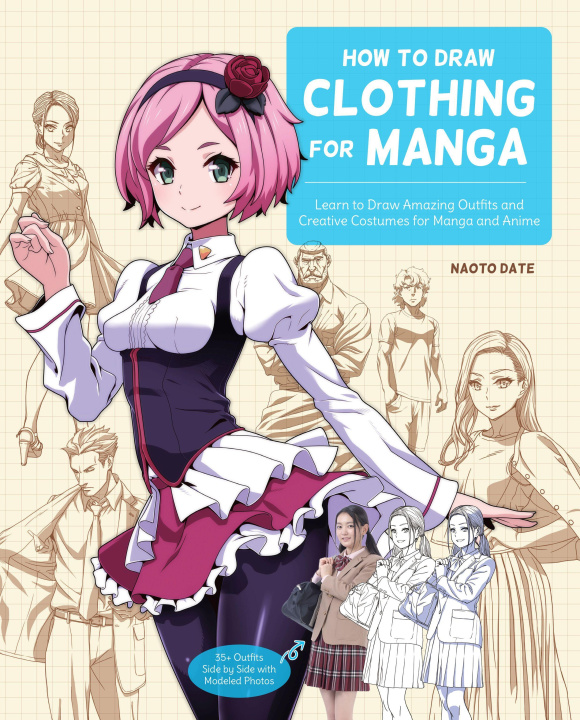 Knjiga How to Draw Clothing for Manga 