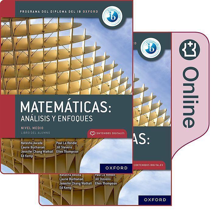 Kniha Matematicas IB: Analisis y Enfoques, Nivel Medio, Paquete de Libro Impreso y Digital. Natasha Awada