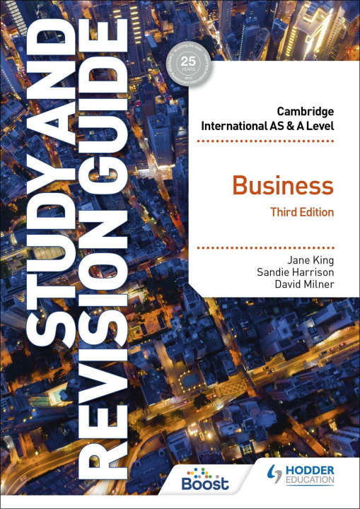 Könyv Cambridge International AS/A Level Business Study and Revision Guide Third Edition Jane King