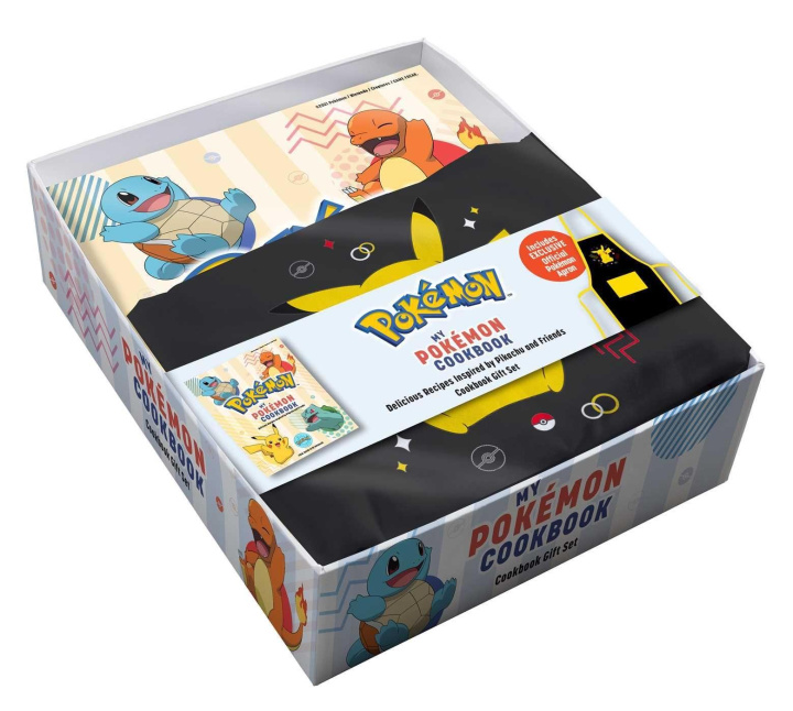 Book My Pokémon Cookbook Gift Set [Apron]: Delicious Recipes Inspired by Pikachu and Friends Rosenthal