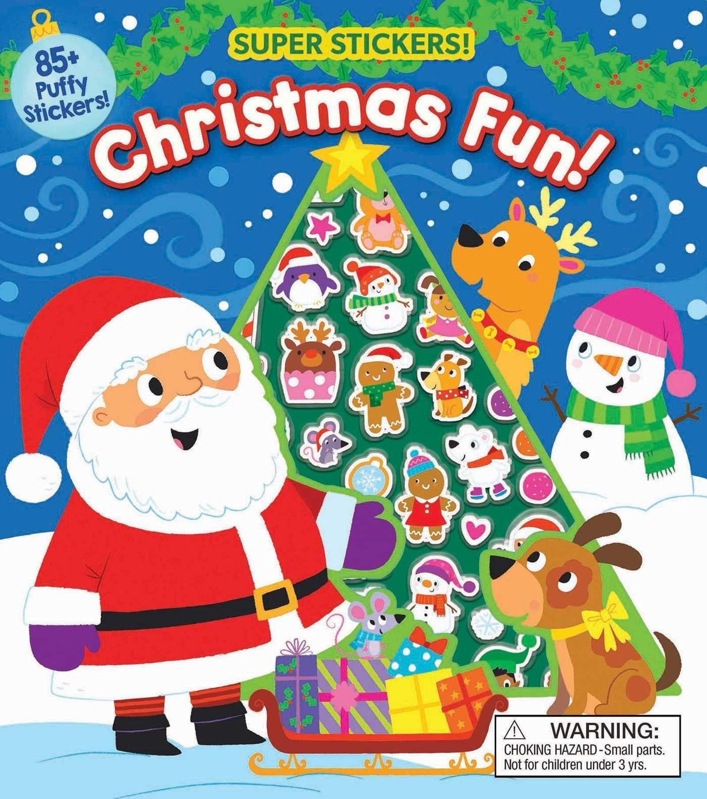 Kniha Christmas Super Puffy Stickers! Christmas Fun! Samantha Meredith
