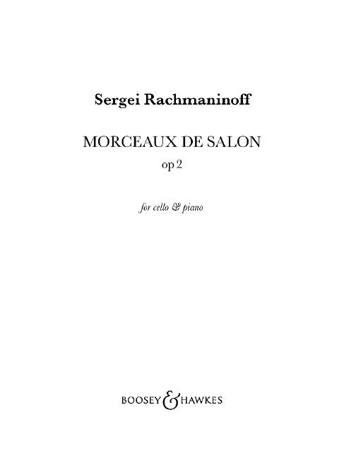 Materiale tipărite Morceaux de salon 