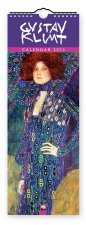 Naptár/Határidőnapló Gustav Klimt Slim Calendar 2023 (Art Calendar) 