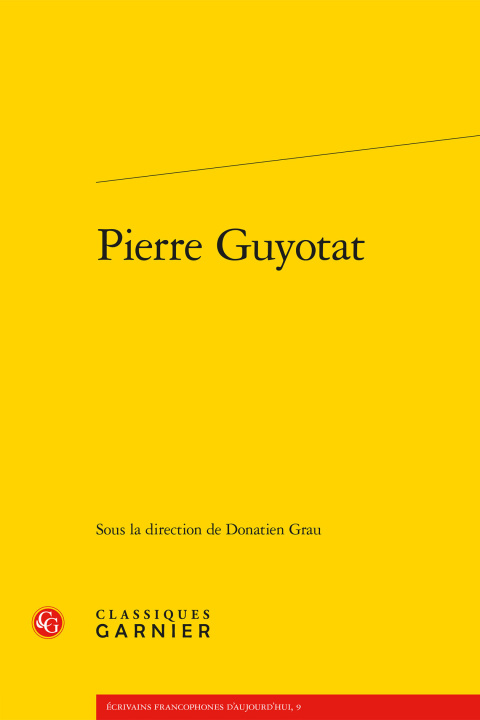 Knjiga Pierre Guyotat collegium