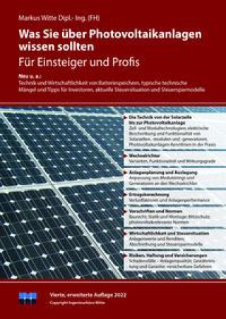 Könyv Was Sie über Photovoltaikanlagen wissen sollten 
