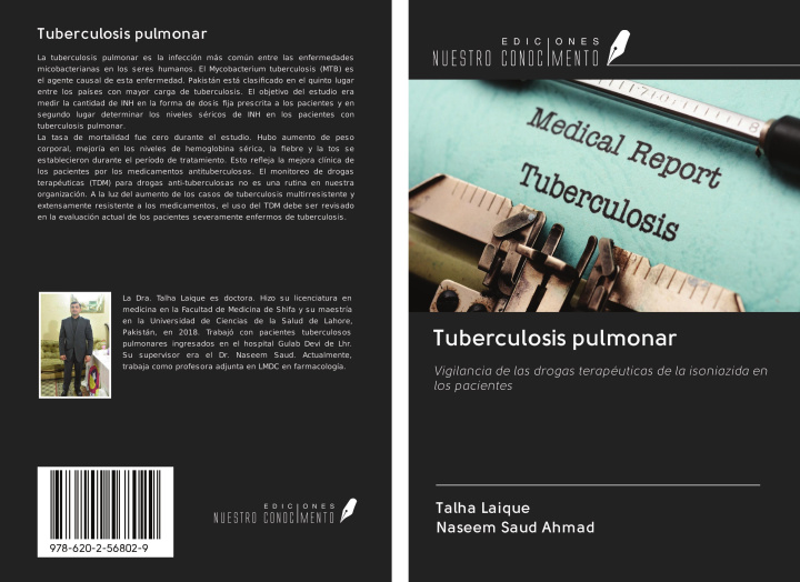 Knjiga Tuberculosis pulmonar Naseem Saud Ahmad